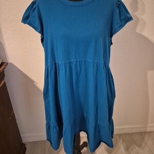 Time and Tru Teal Maxi Dress